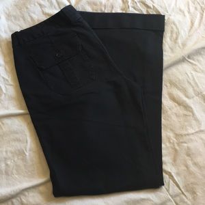 Banana Republic Wide Leg Cuffed Trousers